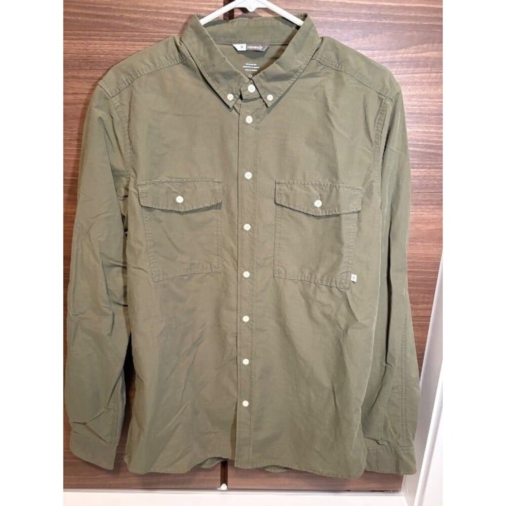 Norrona Men's Olive Green button-down shirt - great condition